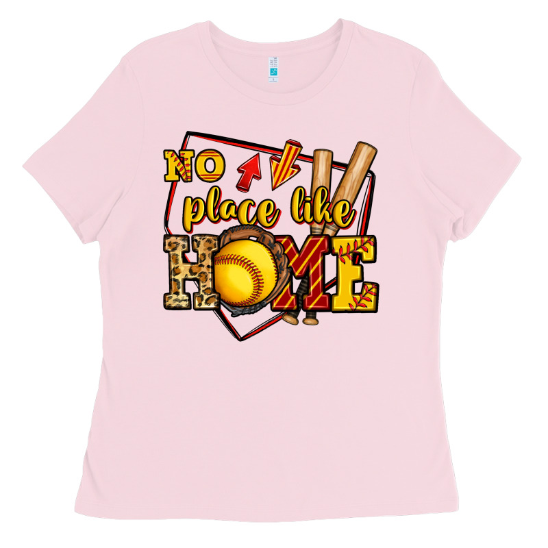 No Place Like Home Softball Ladies Tee by Jasminsmagicworld | Teevron
