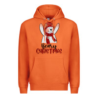 Carrot beary christmas Premium Hoodie - CowGirlArtShop