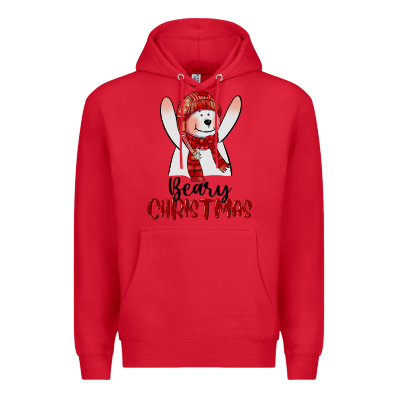 Beary Christmas Premium Hoodie by CowGirlArtShop | Teevron