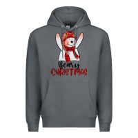 Rock beary christmas Premium Hoodie - CowGirlArtShop