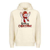 Sandshell beary christmas Premium Hoodie - CowGirlArtShop