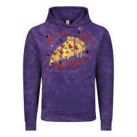 Cloud Purple you got a pizza my heart Vintage Hoodie - MaliasSmallBusiness