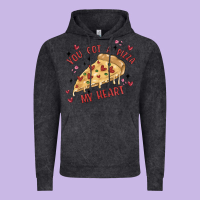 You Got A Pizza My Heart Vintage Hoodie Designed By Maliassmallbusiness