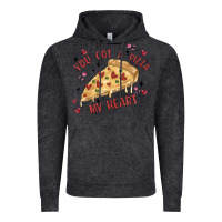 Vintage Black you got a pizza my heart Vintage Hoodie - MaliasSmallBusiness