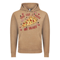 Vintage Coffee you got a pizza my heart Vintage Hoodie - MaliasSmallBusiness