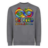 Storm be kind autism awareness infinity symbol Heavyweight Sweatshirt - LillyAllenDesigns