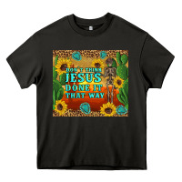 Asphalt don't think jesus done it that way western skeleton cactus Heavy Core Tee - Artiststas