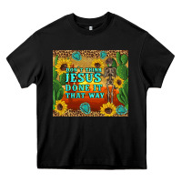 Black don't think jesus done it that way western skeleton cactus Heavy Core Tee - Artiststas