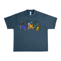 Midnight Navy engineer Urban Heavy Tee - NancyCooperArtShop