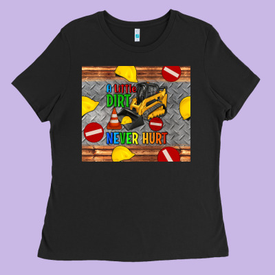 Skidsteer Tumbler Ladies Tee Designed By Artiststas