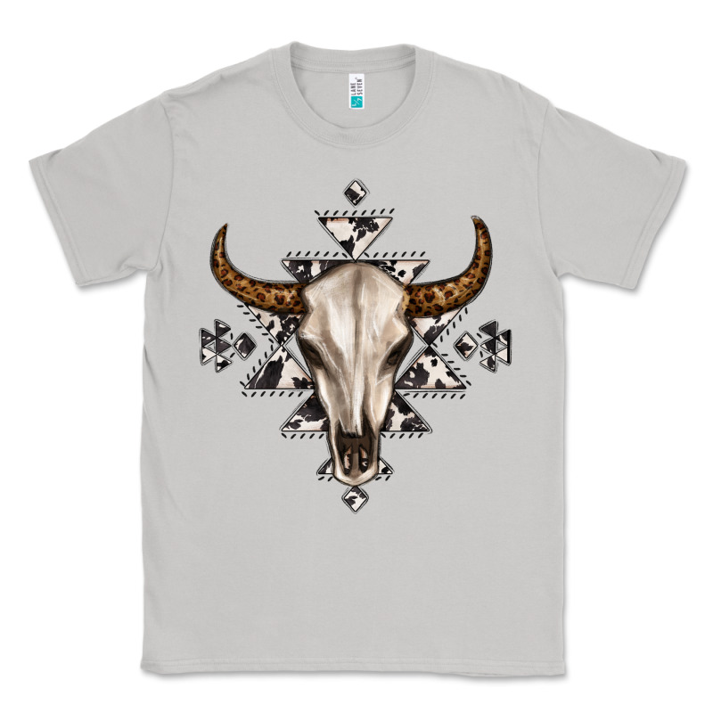 Bull Skull With Aztec Classic Tee by MaliasSmallBusiness | Teevron