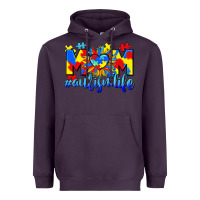Plum Mom Autism life Heavyweight Hoodie - CowGirlArtShop