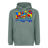 Sage Mom Autism life Heavyweight Hoodie - CowGirlArtShop