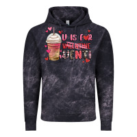 Cloud Black v is for valentine venti coffee cup Vintage Hoodie - MaliasSmallBusiness