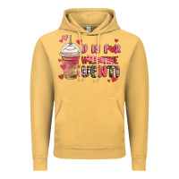 V Is For Valentine Venti Coffee Cup Vintage Hoodie | Teevron