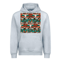 Heather Grey native american aztec seamless pattern 3 Urban Hoodie - BundleAndBundleShop