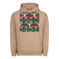 Pigment Burro native american aztec seamless pattern 3 Urban Hoodie - BundleAndBundleShop