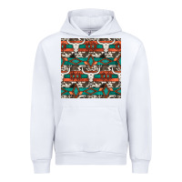 White native american aztec seamless pattern 3 Urban Hoodie - BundleAndBundleShop