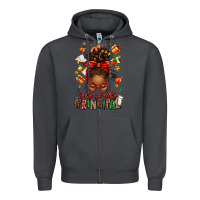 Smoke santas favorite principal afro messy bun Zipper Hoodie - texasbilliewilder