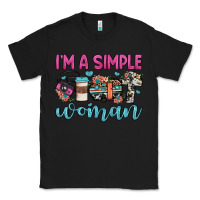 Black i'm a simple woman Classic Tee - JahusDesignShop