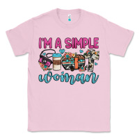 Bubblegum Pink i'm a simple woman Classic Tee - JahusDesignShop