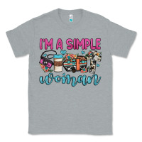 Heather Grey i'm a simple woman Classic Tee - JahusDesignShop