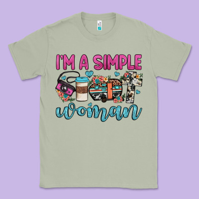 I'm A Simple Woman Classic Tee Designed By Jahusdesignshop