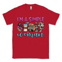 Red i'm a simple woman Classic Tee - JahusDesignShop