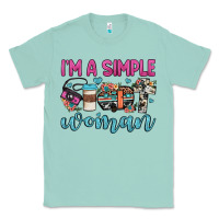 Seafoam i'm a simple woman Classic Tee - JahusDesignShop