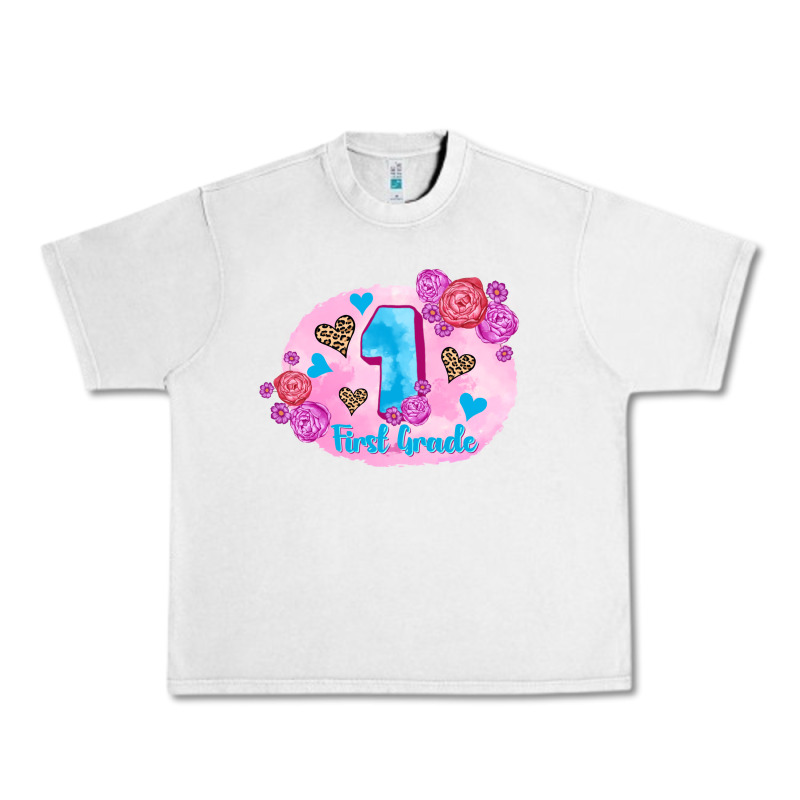 Back To School Flowers First Grade 3200x2400 Urban Heavy Tee by AdoDesignShop | Teevron