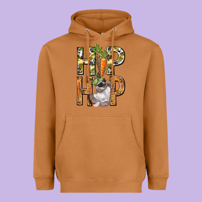 Hip Hop Easter Boy Easter Day Heavyweight Hoodie Designed By Howdyjamesfarm