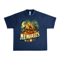 Navy camping the best memories Urban Heavy Tee - NancyCooperArtShop