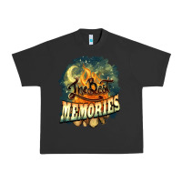 Pigment Black camping the best memories Urban Heavy Tee - NancyCooperArtShop