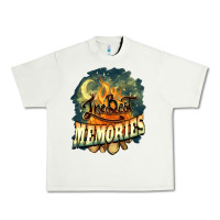 Pistachio camping the best memories Urban Heavy Tee - NancyCooperArtShop