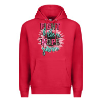Cardinal fight believe hope survive cancer awareness Premium Hoodie - CowGirlArtShop