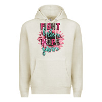 Oatmeal Heather fight believe hope survive cancer awareness Premium Hoodie - CowGirlArtShop