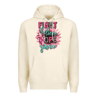 Tofu fight believe hope survive cancer awareness Premium Hoodie - CowGirlArtShop