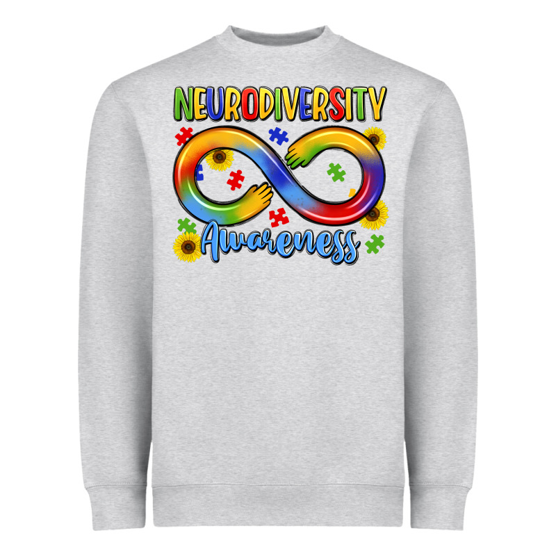 Neurodiversity Awareness Heavyweight Sweatshirt by LillyAllenDesigns | Teevron