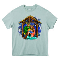 Arona jesus and mary with god Heavy Core Tee - AdoDesignShop