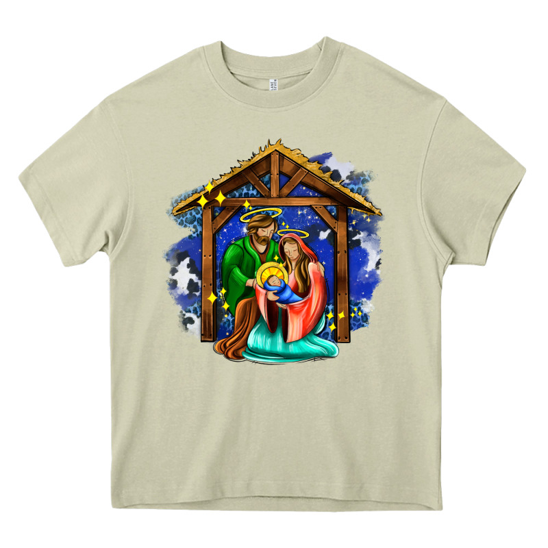 Jesus And Mary With God Heavy Core Tee by AdoDesignShop | Teevron