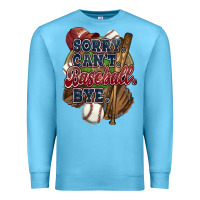Ocean Blue Sorry can't Baseball bye Premium Sweatshirt - HowdyJamesFarm