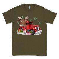 Army Green christmas truck Classic Tee - MaliasSmallBusiness