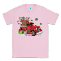 Bubblegum Pink christmas truck Classic Tee - MaliasSmallBusiness