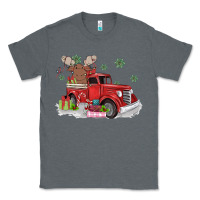 Charcoal Heather christmas truck Classic Tee - MaliasSmallBusiness
