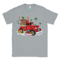 Heather Grey christmas truck Classic Tee - MaliasSmallBusiness