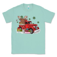 Seafoam christmas truck Classic Tee - MaliasSmallBusiness