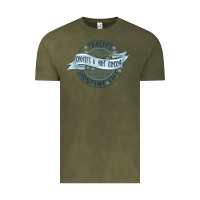 Vintage Olive frostys snowflake cafe Vintage Tee - MaliasSmallBusiness