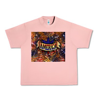 Salmon tiger america Urban Heavy Tee - NancyCooperArtShop