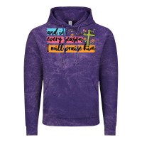 Cloud Purple and in every season i will praise him Vintage Hoodie - MaliasSmallBusiness