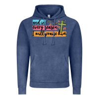 Vintage Denim and in every season i will praise him Vintage Hoodie - MaliasSmallBusiness
